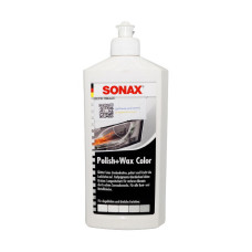 Поліроль тефлон з воском SONAX Polish + Wax 500мл (Біла)