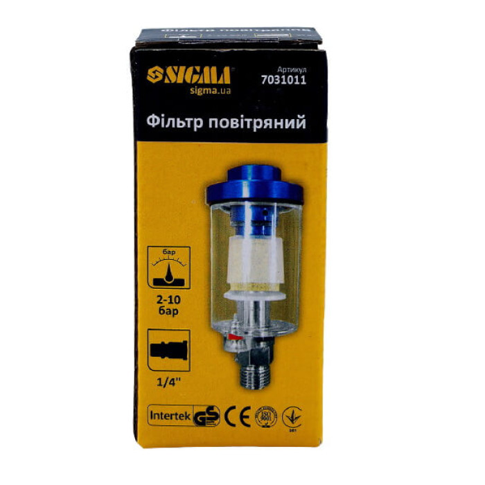 Купити Міні фільтр повітряний для фарбопульта SIGMA (арт. 7031011) в Україні