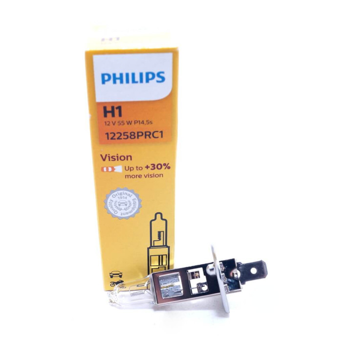 Купити Лампа галогенова H1 55W +30 PHILIPS в Україні