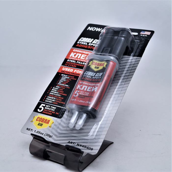 Купити Епоксидний клей сталевий NOWAX SUPER EPOXY ADHESIVE (NX49409) в Україні
