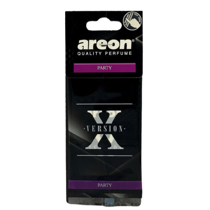 Освіжувач повітря AREON X листик c тестером Party