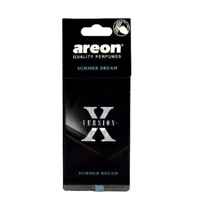 Освіжувач повітря AREON X листик c тестером Summer dream