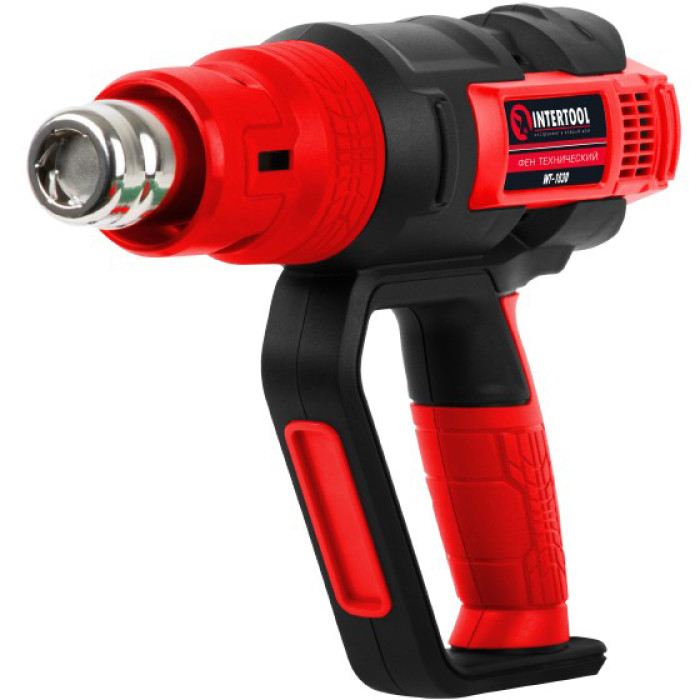 Фен технічний 2000 Вт, 3 режима 50-600C, 250л/ м-500л / м INTERTOOL