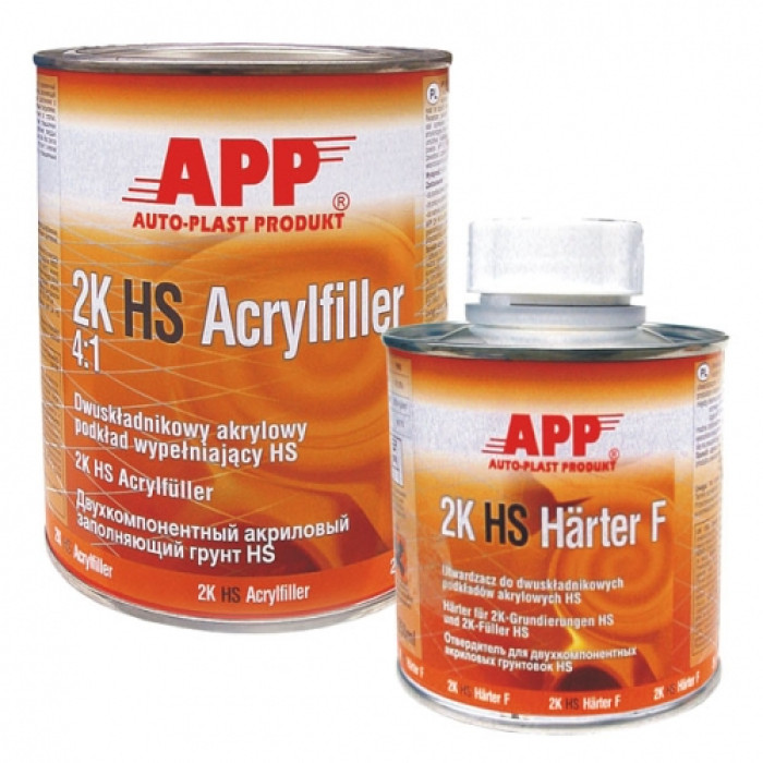 Купити Акриловий ґрунт APP 2K HS Acryfiller 4:1 1л. в Україні