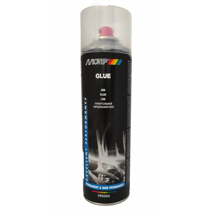 Клей універсальний аерозольний Glue Motip 500мл