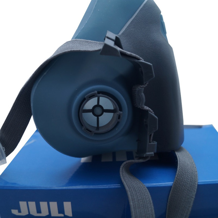 Купити Маска силіконова Juli + 2 фільтри в комплекті (репліка 3M 7502) в Україні