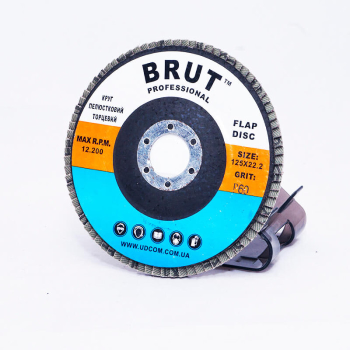 Диск пелюстковий торцевий 125мм P60 Brut