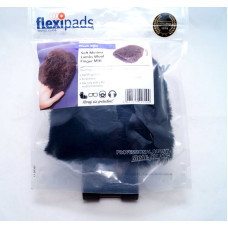Рукавиця для мийки з овчини на 4 пальця для вузьких місць, сіра Flexipads Four Finger