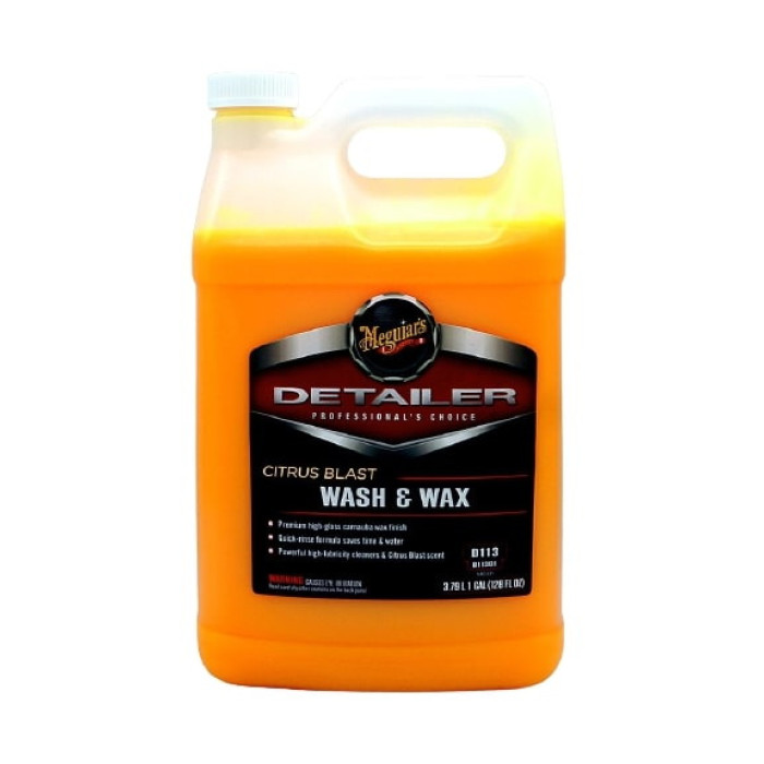 Концентрат шампунь з віском карнауба Meguiar's Detailer Citrus Blast Wash & Wax 3.79л ціна за 1 л