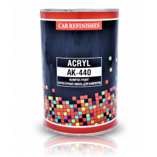 Фарба структурна для бампера CS System АК-440, чорна