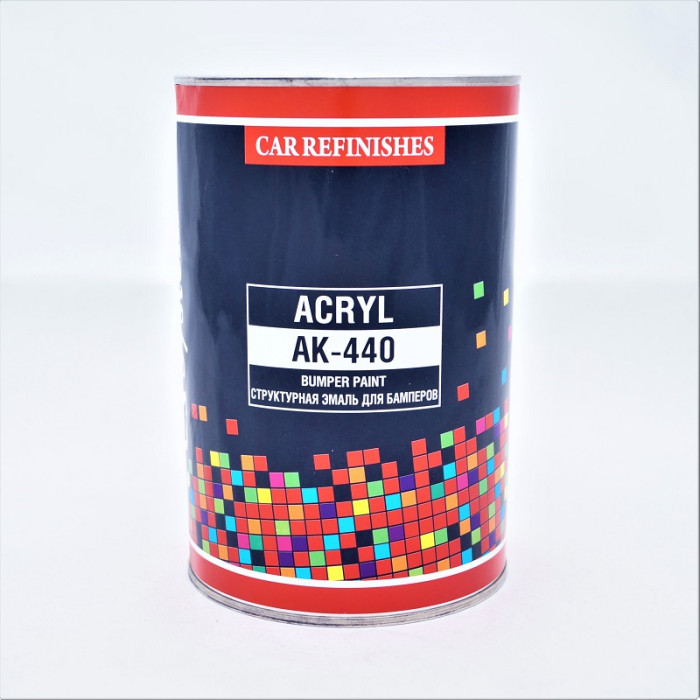 Купити Фарба структурна для бампера CS System АК-440, антрацит, 1л в Україні