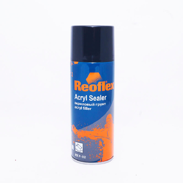 Грунт акриловий в аерозолі Reoflex 400мл Чорний