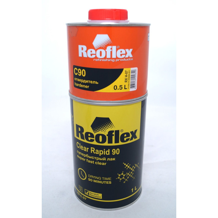 Купити Супершвидкий акриловий лак Reoflex UHS Clear Rapid C90 1л + відп. 0,5 л (RX C-07)