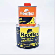 Лак супербыстрый, 0,5л + отвердитель C90 (0,25 л) Reoflex (RX C-07/500/H-07/250)