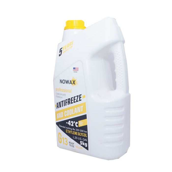 Антифриз NOWAX G13 жовтий 5кг