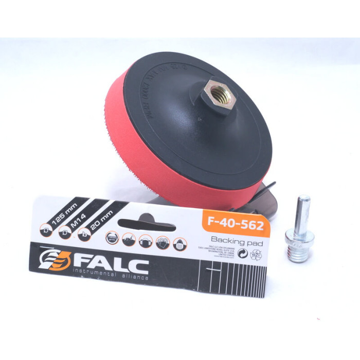 Купити Платформа для кіл d125 мм, h20 мм під M14 з адаптером на дриль FALC F-40-562 в Україні
