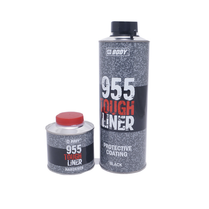 Захисне покриття Body 955 Black 600 ml + затвердник 200 ml (аналог раптора)