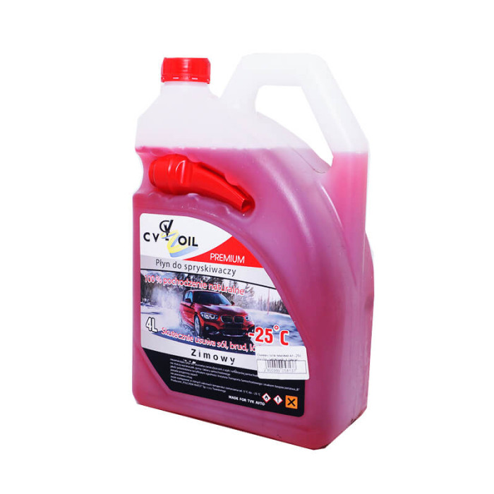 Купити Омивач скла зимовий (-25 ° С) CV OIL, червоний, 4л в Україні