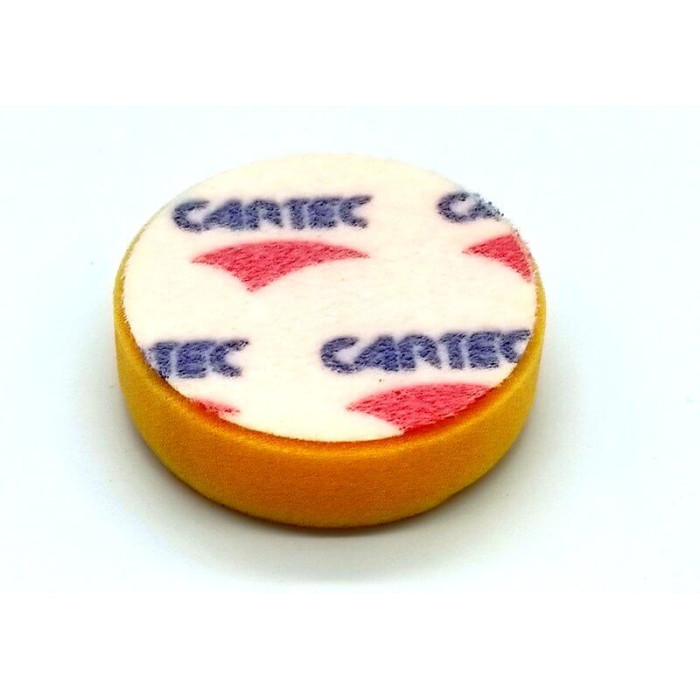 Круг полірувальний на липучці Cartec Rotary (D80/H25) Жовтий