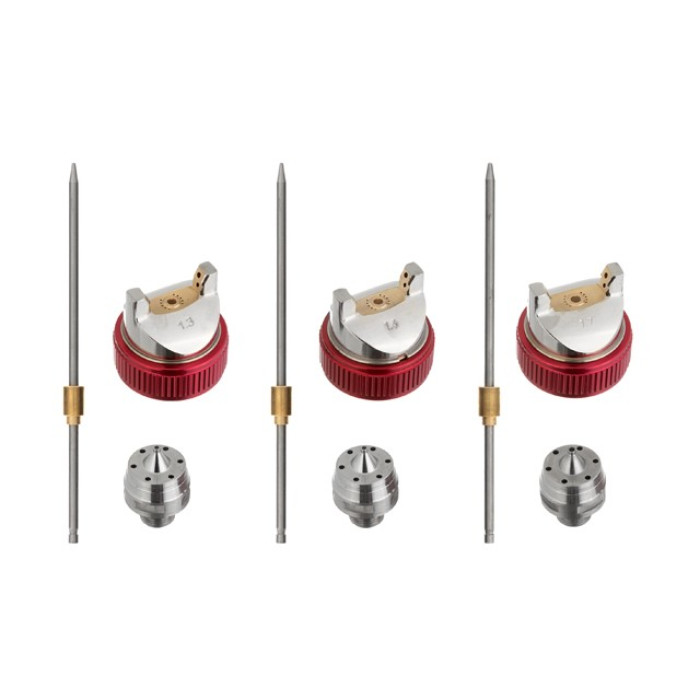 Пістолет фарбувальний INTERTOOL HVLP PT-0153 дюза 1.3мм, 1.4мм, 1.7мм