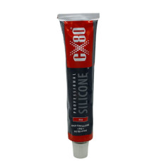 Герметик силіконовий темп.стійкий CX80 Silicone Profesional +380* С 80 мл (тюбик) Червоний