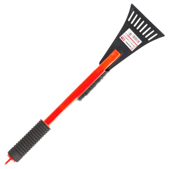 Зимова щітка зі скребком 45см INTERTOOL