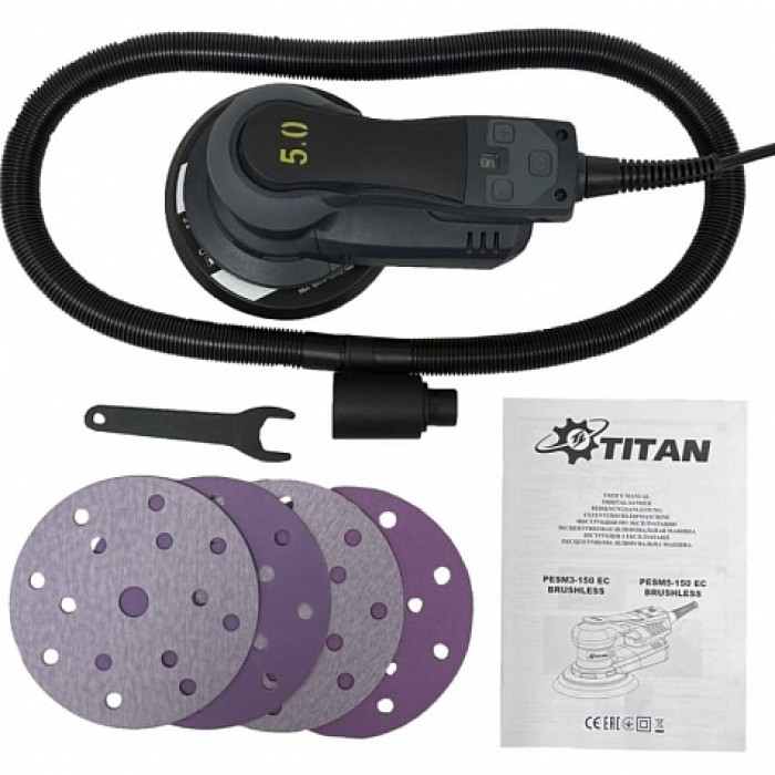 Ексцентрикова шліфмашина TITAN PESM3-150