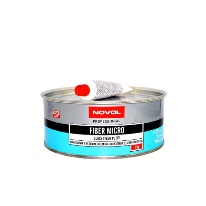 Шпаклівка з скловолокном NOVOL FIBER MICRO 1кг
