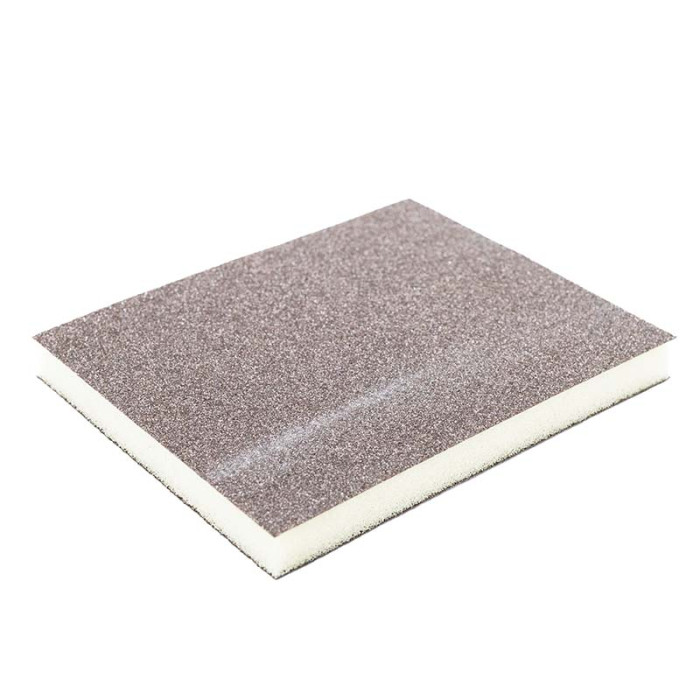 Абразивна губка Doubleflex SOFT PADS BROWN 123x98x13мм KOVAX Medium (коричнева)