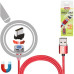 Кабель магнітний USB PULSO Type C 2,4A 2м червоний