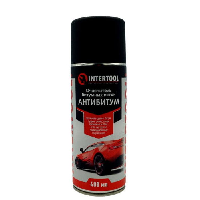 Очищувач бітумних плям, аерозоль 400 мл INTERTOOL FS-6940