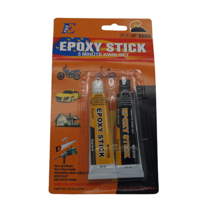 Купити Епоксидний двокомпонентний клей 5 хвилин, Epoxy Stick F&S SU-AB-9, 57гр в Україні