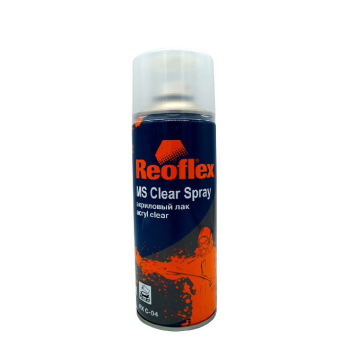 Лак акриловий в аерозолі REOFLEX 400 мл (6 шт/уп)
