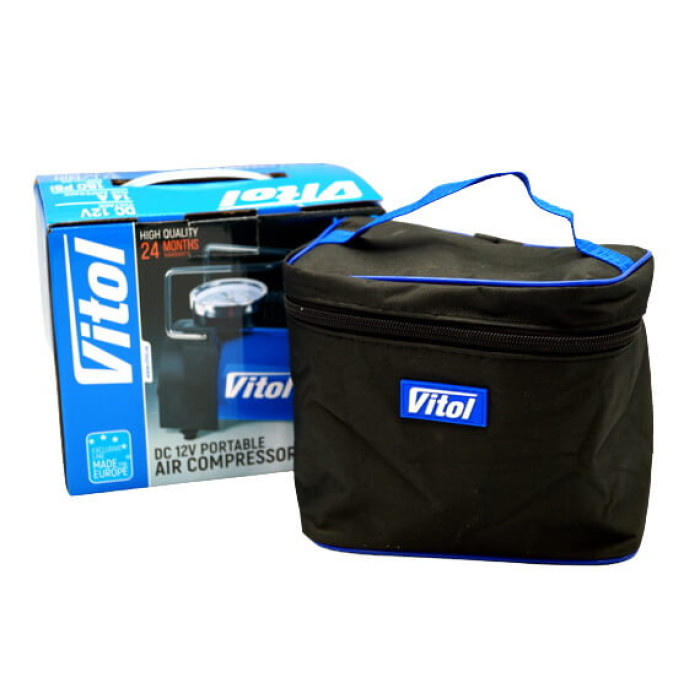 Компресор VITOL K-30 150psi.14Amp.37л(прикурювач)