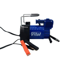 Компресор VITOL K-55 150psi.23Amp.50л, шланг 5м, (клеми)
