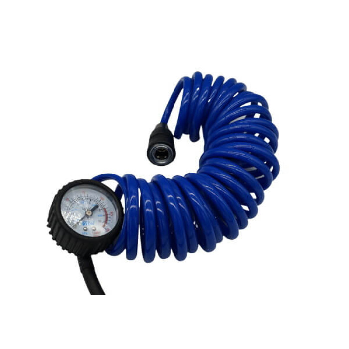 Компресор VITOL K-55 150psi.23Amp.50л, шланг 5м, (клеми)