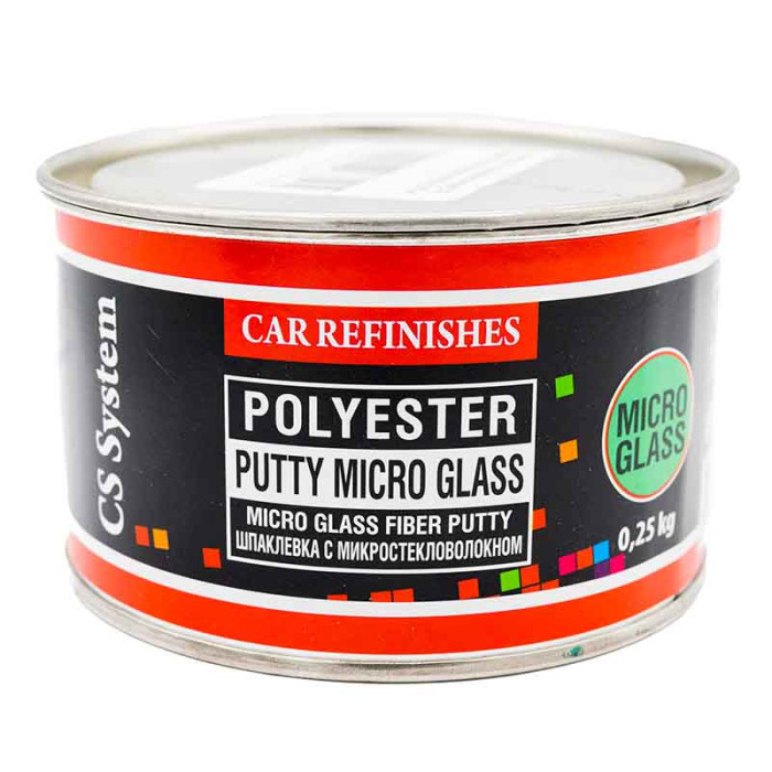 Купити Шпаклівка зі скловолокном 0,25 кг CS System Micro Glass м'яка (3мм) в Україні