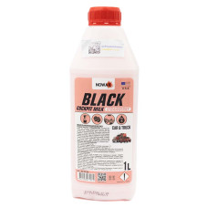 Молочко для пластику концентрат Nowax Black Cockpit Milk 1л. Straberry
