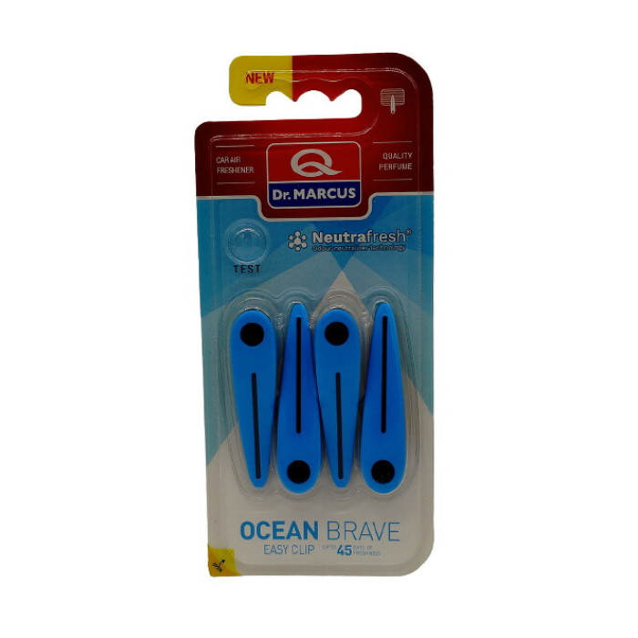 Ароматизатор Dr.Marcus Easy Clip Ocean Breeze кліпси на дефлектор (уп.4шт)