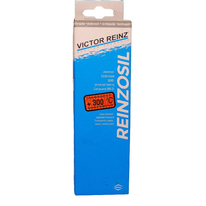 Герметик силіконовий темп.стійкий VIKTOR REINZ Reinzosil +300* C, 70гр. Антрацит (не оригінал)