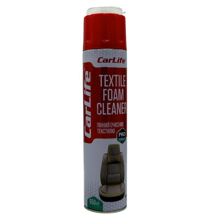 Купити Очисник салону Carlife Textile Foam Cleaner 650 мл CF651 в Україні