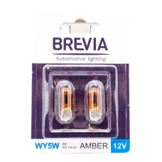 Лампа сигнальна WY5W AMBER блистер 2 шт(10/250 шт.)