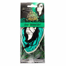 Ароматизатор Aroma Car Gar Cellulose Dia De Los Muertos- Green Diamond Girl (24шт)