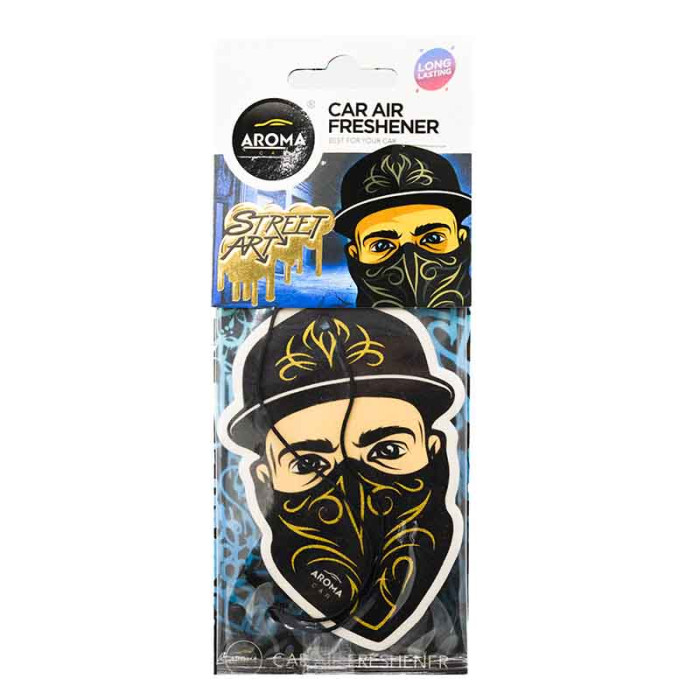 Ароматизатор Aroma Car Gar Cellulose Street art - Mask (24шт)