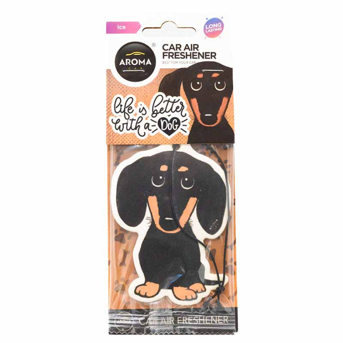 Ароматизатор Aroma Car Cellulose Animals - Sausage Dog Ice в Україні.