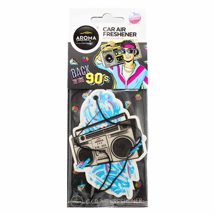 Ароматизатор Aroma Car Cellulose Back To 90 & 70 - Boom Box (24шт)