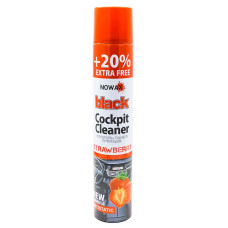Поліроль для салону Nowax Black Cockpit Cleaner полуниця 750 мл (NX00704)