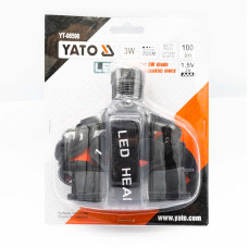 Ліхтар налобний 3 Вт YATO YT-08590