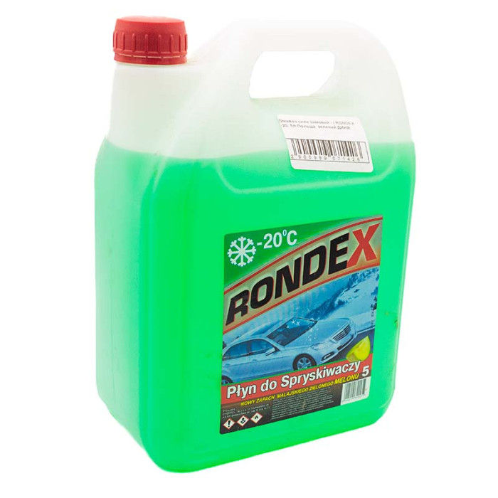 Купити Омивач скла зимовий RONDEX -20 5л зелений в Україні.