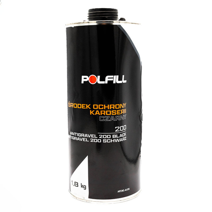 Антигравійне покриття в банку Polfill 200 1,8 кг чорний в Україні.
